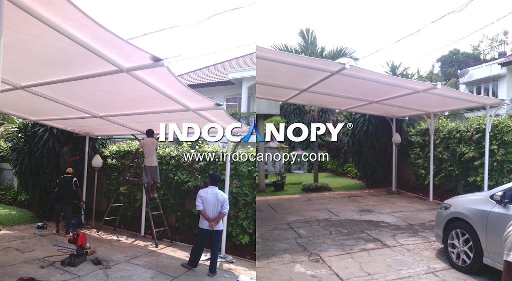 kanopi membrane rumah cilegon