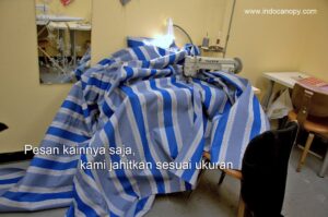 jahit kain kanopi awning
